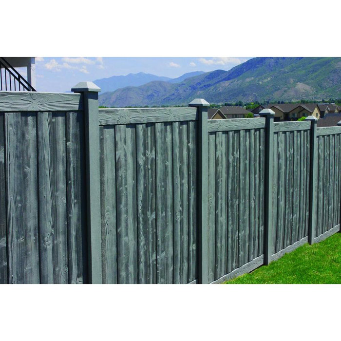 SimTek 6 ft. H x 6 ft. Ashland Composite Fence Panel Wayfair
